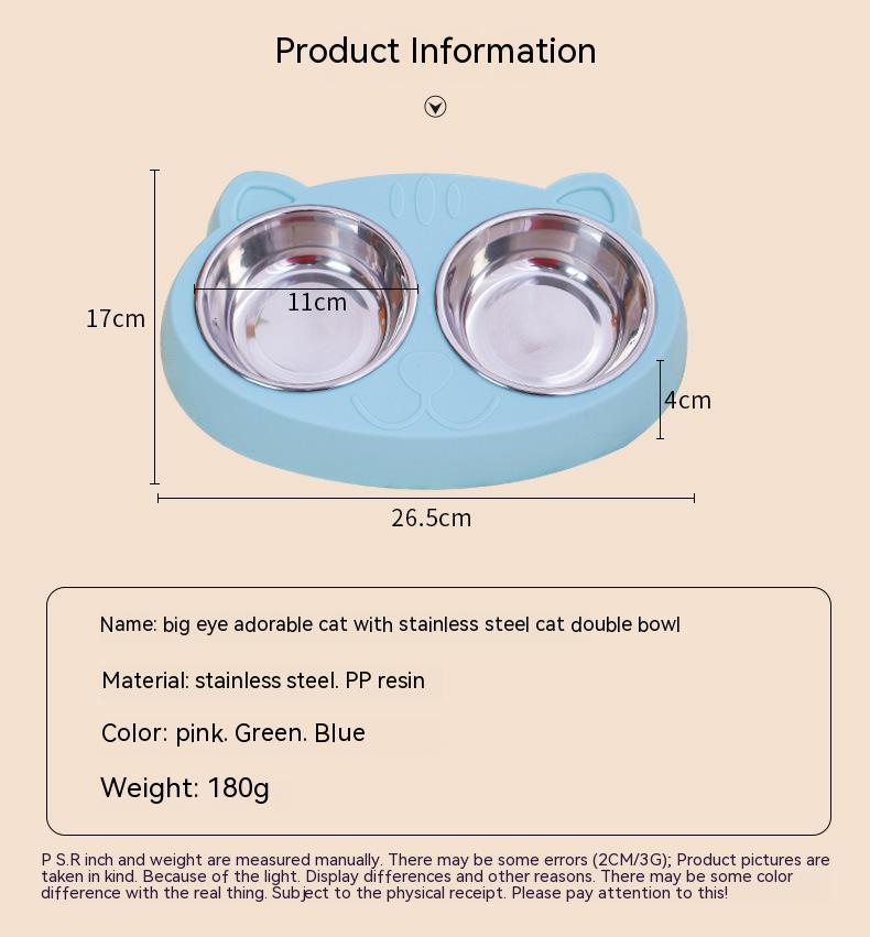 Double Stainless Steel Pet Feeder Bowls™